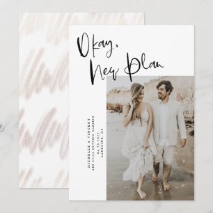 Save The Date Date de mariage nouveau plan moderne Enregistrer l