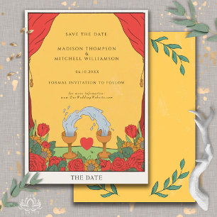 Save The Date Deck de Tarot Vintage Divination Mariage Mystique
