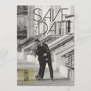 Save The Date Déco Urbaine Enregistrer la date   MARIAGE