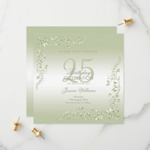 Save The Date Décoration Breezeway 25e anniversaire