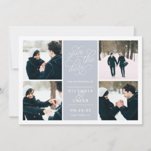 Save The Date Demande romantique   Collage de photos Enregistrer