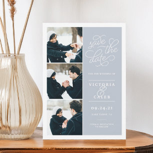 Save The Date Demande romantique Collage de photos Enregistrer