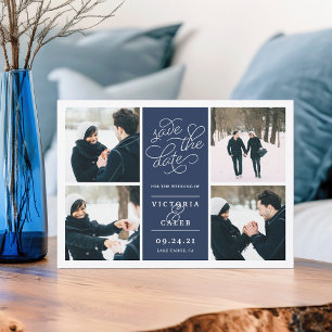 Save The Date Demande romantique   Collage de photos Enregistrer