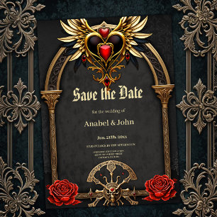 Save The Date Des noeuds celtiques et un coeur dans l'élégance g