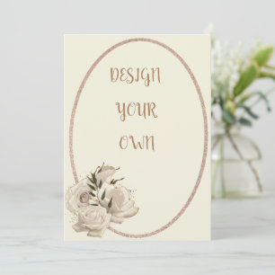 Save The Date Design Élégant Votre Propre Floral Économisez La D