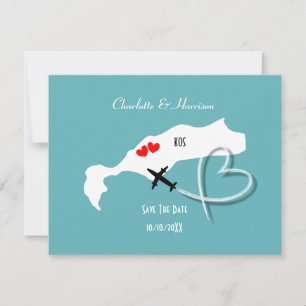 Save The Date Destination Mariage Kos Enregistrez La Date
