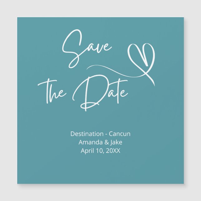 Save the Date Destination Wedding (Devant)