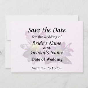 Save The Date Deux Clematis Roses