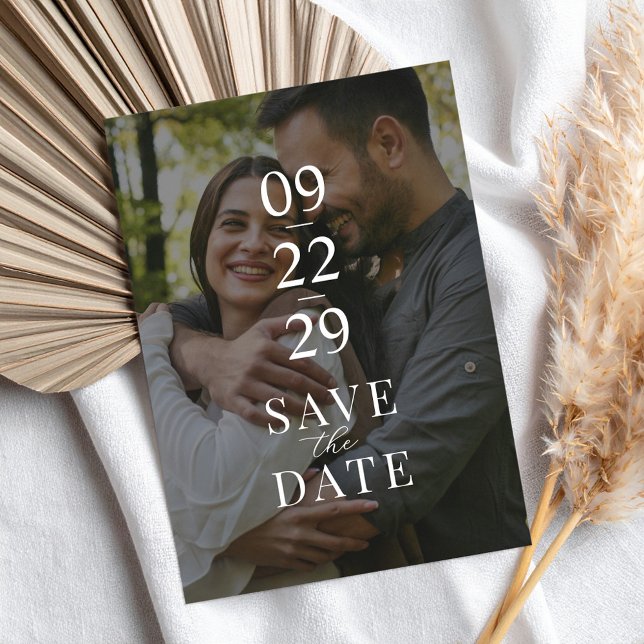 Save The Date Deux Mariage photo moderne (Créateur téléchargé)