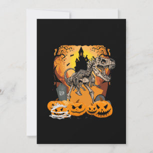 Save The Date Dinosaure T-rex Skeleton