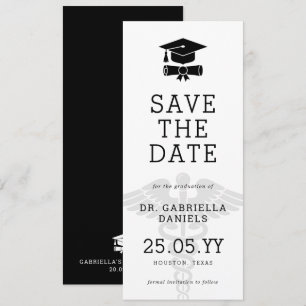 Save The Date Diplôme de docteur de l'école de médecine moderne 