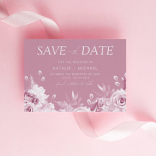 Save The Date Divine Dusty Rose Mariage