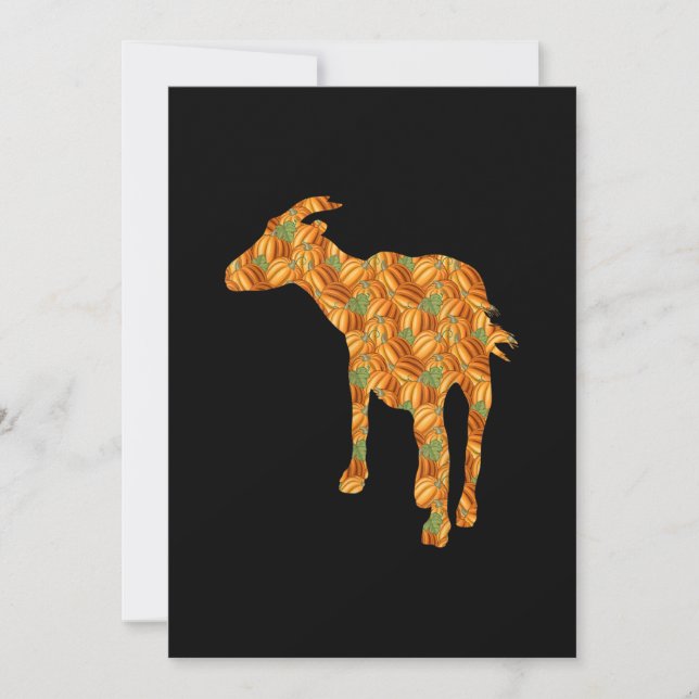 Save The Date Don de chèvre costume d'Halloween (Devant)