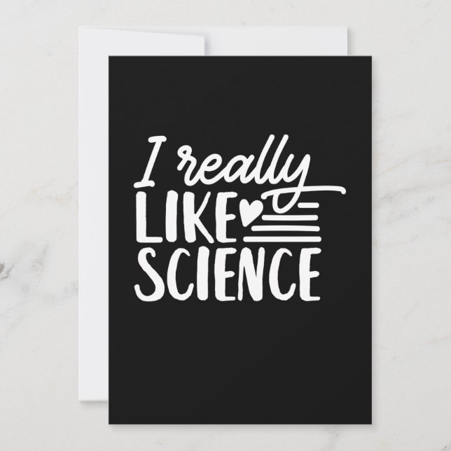 Save The Date Don de scientifique | J'Aime Vraiment La Science (Devant)