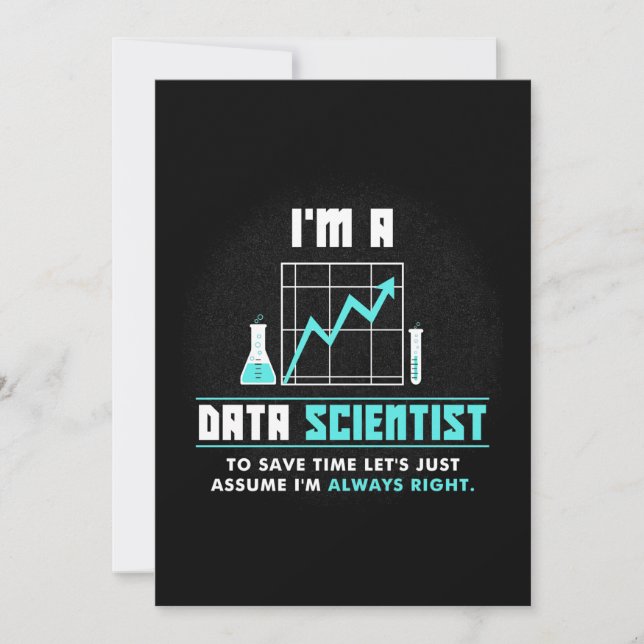 Save The Date Don de scientifique | Je Suis Un Scientifique En D (Devant)