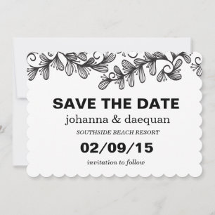 Save The Date Doodle Feuille