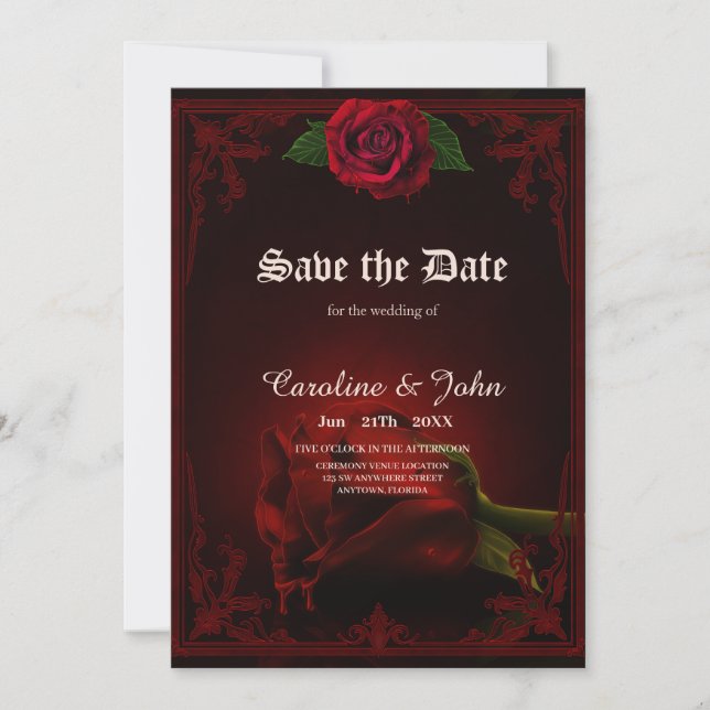 Save The Date Drama of Love, le Rose de Memory. (Devant)