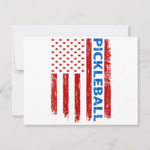 Save The Date Drapeau de Pickleball - Jouer Paddleball Picklebal