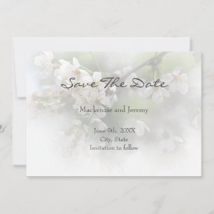Save The Date Dreamy Blossoms 2 Enregistrer La Date