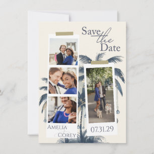 Save The Date Dreamy Blue