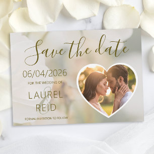 Save The Date Dreamy Romantic Rose Petal Arrière - plan