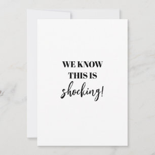 Save The Date Drôle Choc Finalement Se Marier Mariage