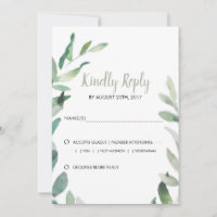 Eau botanique olive feuilles mariage RSVP