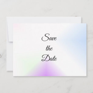 Save The Date Éclaboussure d'aquarelle Enregistrer la date