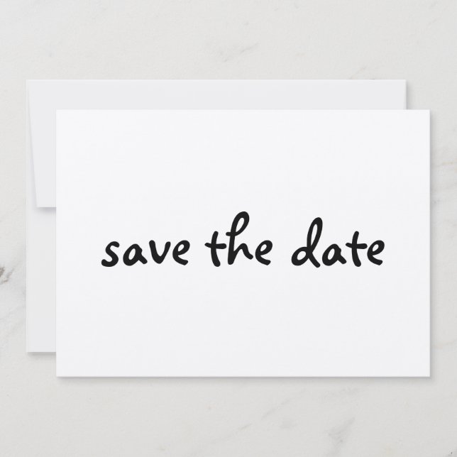 Save The Date éco enregistrer la date (Devant)