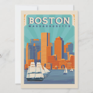Save The Date Économies de Boston, le Massachusetts   la date -