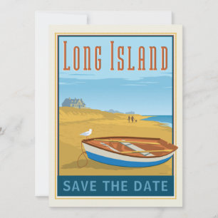 Save The Date Économies du Long Island, New York   la date -