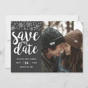 Save The Date Économies faites sur commande de photo de mariage