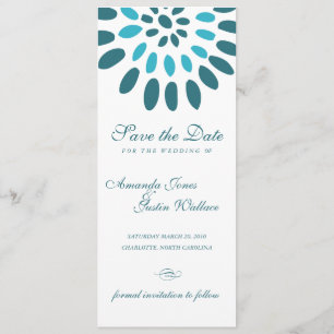 Save The Date économies florales la date