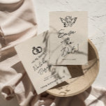 Save The Date Écrit main dessiné Rétro Cupid Quirky Mariage<br><div class="desc">Ce minimaliste moderne et rétro funky à la main dessiné Mariage Enregistrer le Modèle Date est parfait pour vous. Si vous cherchez un mariage joli, élégant et facile à customiser Enregistrer le Modèle Date.Un mariage écrit à la main crémeux noir très élégant et simple et chic audacieux sauvez l'invitation de...</div>