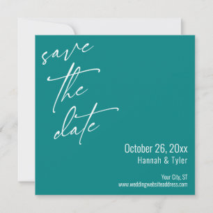 Save The Date Écriture manuscrite simple et élégante Typographie