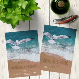 Save The Date Écriture 🌊 sable 🐚 plage Enregistrer la date
