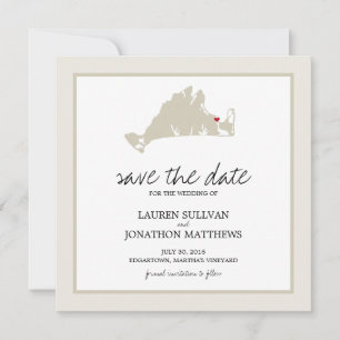 Save The Date Edgartown Martha's Vineyard Wedding Enregistrer la