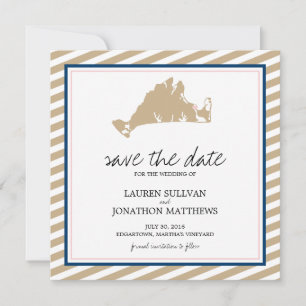Save The Date Edgartown Martha's Vineyard Wedding Enregistrer la