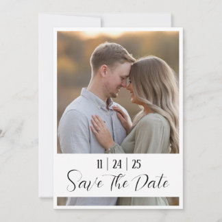 Save The Date Editable Modern Bold Enregistrer la date avec une