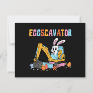Save The Date Eggscavator Chasse aux Oeufs de Pâques Camions de 