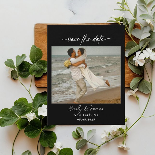 Save The Date Élégance minimaliste moderne chic unique (Créateur téléchargé)