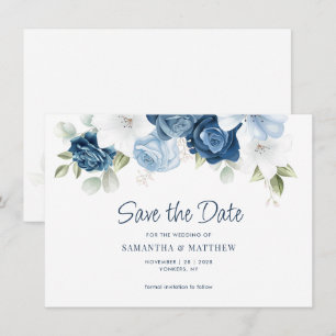 Save The Date Élégant Mariage de verdure fleurie