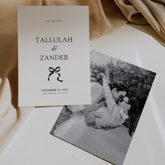 Save The Date Élégant Mariage minimal à mâchoires (Créateur téléchargé)