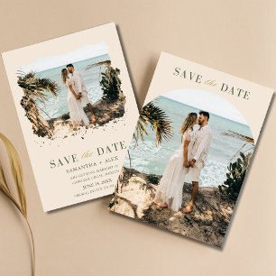 Save The Date Élégant minimaliste simple photo moderne