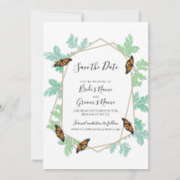 Élégant Monarque Butterfly Wedding Enregistrer La