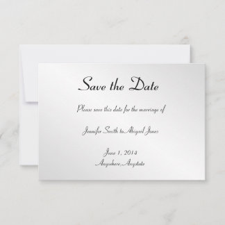 Save The Date Elégant Noir Floral Gay Mariage Enregistrer la dat