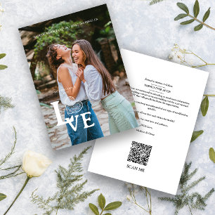 Save The Date Elegant Photo Luxury Trendy Love Quote Wedding