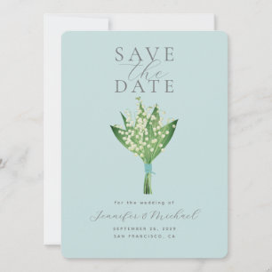 Save The Date Elégante aquarelle Floral Bouquet Mariage