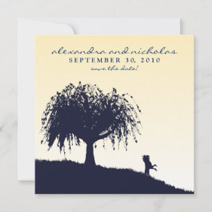 Save The Date Embrasse engagée Enregistrer la date de l'annonce 