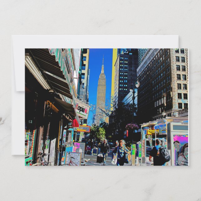 Save The Date Empire State Building de la 42e affiche de St New  (Devant)